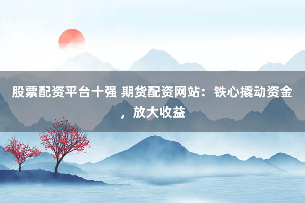 股票配资平台十强 期货配资网站：铁心撬动资金，放大收益