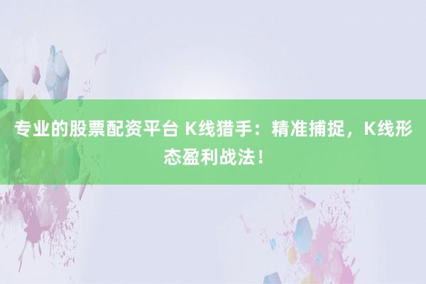 专业的股票配资平台 K线猎手：精准捕捉，K线形态盈利战法！