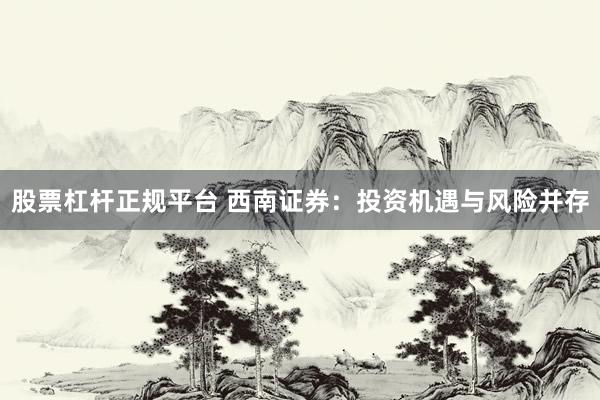 股票杠杆正规平台 西南证券：投资机遇与风险并存